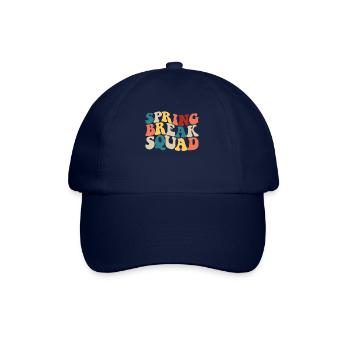Spring Break Squad Retro Spring Break 2025 - Baseballkappe - Blau/Blau - Vorne