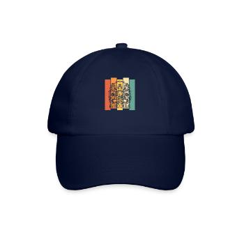 Mom Mother Muddha Sunflower Buddha - Baseball Cap - blue/blue - Front