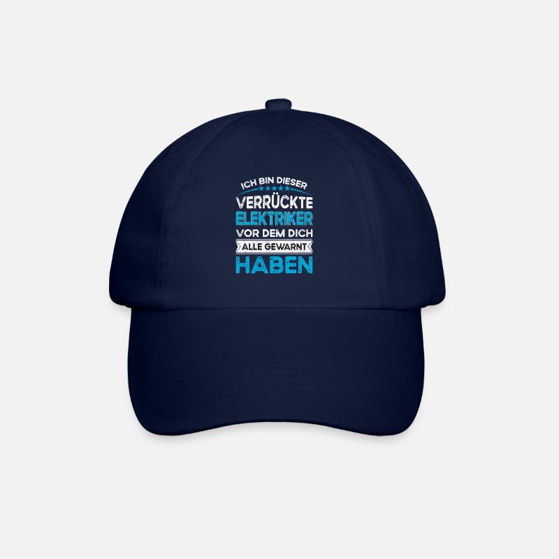 Ich bin dieser legändere Verrückte Elektriker - Baseballkappe - Blau/Blau
