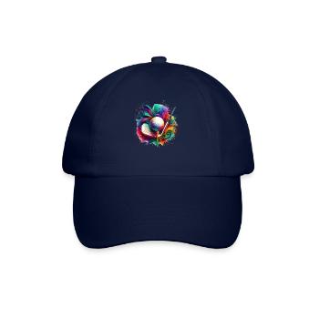 Bunter Golfer Golfspieler Golfer Golfer - Baseballkappe - Blau/Blau - Vorne
