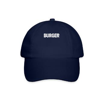 Burger Hamburger Ekg Heartbeat - Casquette classique - bleu/bleu - Devant
