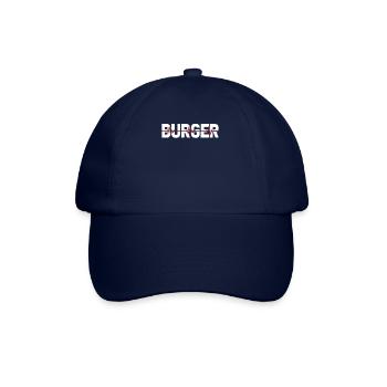 Burger Hamburger Ekg Heartbeat - Casquette classique - bleu/bleu - Devant