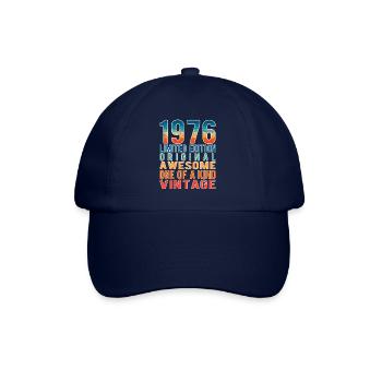 Edition limitée depuis 1976 Anniversaire Millésime 1976 - Casquette classique - bleu/bleu - Devant