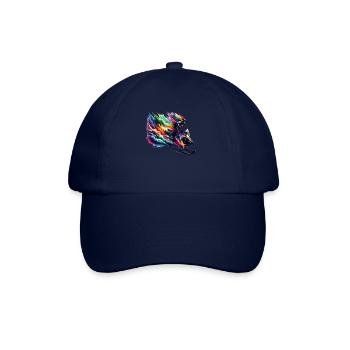 Motoneige Neige Hiver Motoneige Motoneigiste - Casquette classique - bleu/bleu - Devant