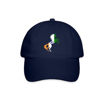 T-Shirt Drapeau Inde Licorne Magique Licorne Indienne - Casquette classique - bleu/bleu - Devant