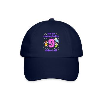 9th Birthday Fairies Magic Fantasy Girl 9 Years - Baseball Cap - blue/blue - Front