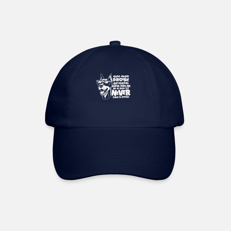 Dobermann - Baseballkappe - Blau/Blau