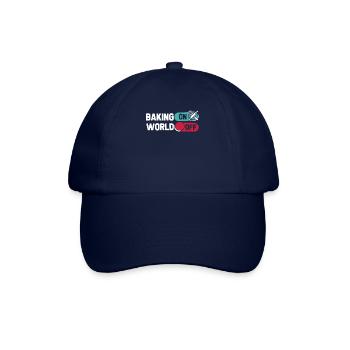 Backen Bäcker Bäckerei Baking On World Off - Baseballkappe - Blau/Blau - Vorne