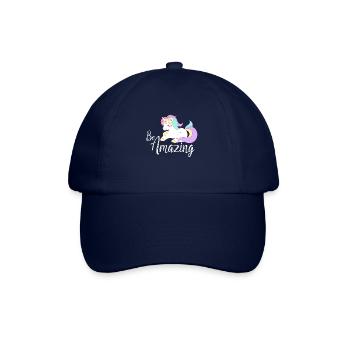 Être incroyable mignon licorne rose arc-en-ciel magique cool - Casquette classique - bleu/bleu - Devant