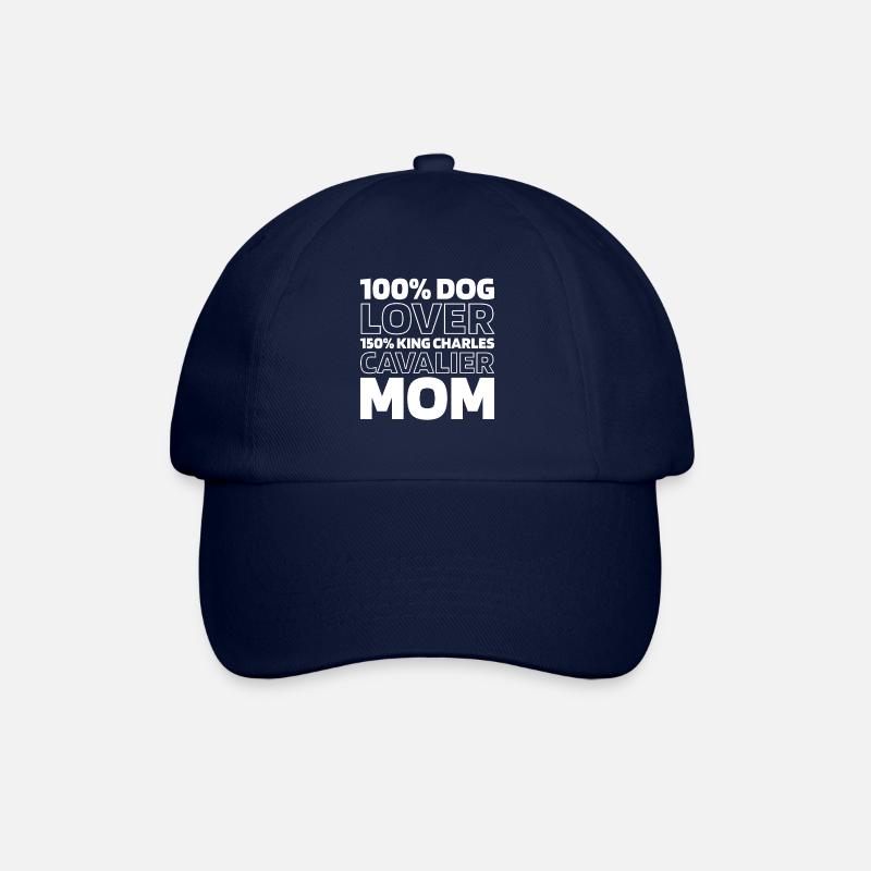 Koning Charles Cavalier - Baseballcap - blauw/blauw