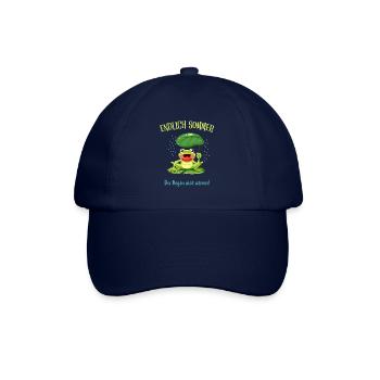 Endlich Sommer - Baseballkappe - Blau/Blau - Vorne