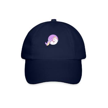 Cute Unicorn Rainbow Hair Gorgeous Magical Unicorn - Baseball Cap - blue/blue - Front