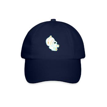 Bear Drawing - Baseball Cap - blue/blue - Front