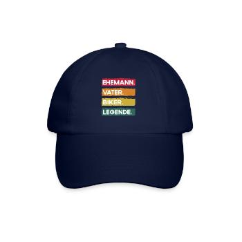Husband Father Biker Legend Father's Day - Baseball Cap - blue/blue - Front