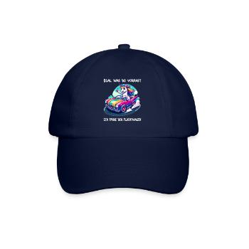 Peu importe ce que tu fais, je conduirai la voiture de fuite - Casquette classique - bleu/bleu - Devant