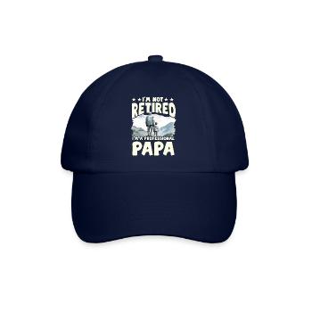 I'm not retired I'm a professional Papa - Baseball Cap - blue/blue - Front