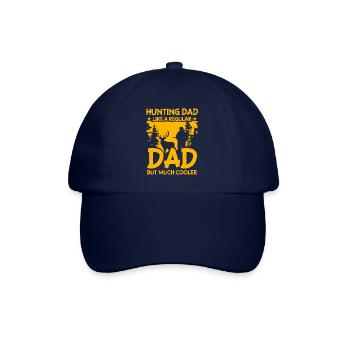 Papa jagen wie ein normaler Vater, aber viel cooler - Baseballkappe - Blau/Blau - Vorne
