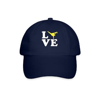 Capoeira Liebe - Baseballkappe - Blau/Blau - Vorne