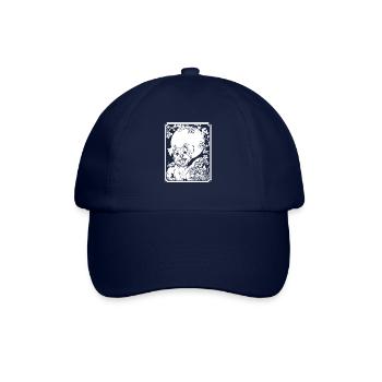 Yorkshire Terrier Japon Cherry Blossom Lune - Casquette classique - bleu/bleu - Devant