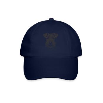 Line Art Lakeland Terrier Terriers Lakie - Baseball Cap - blue/blue - Front