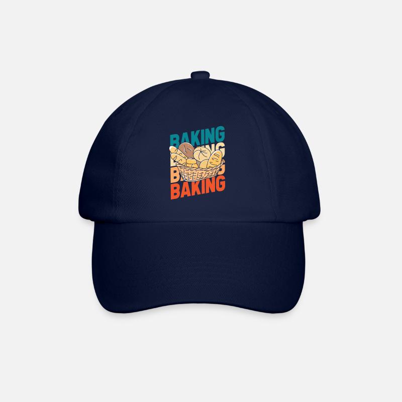 Backen Bäcker Bäckerei - Baseballkappe - Blau/Blau