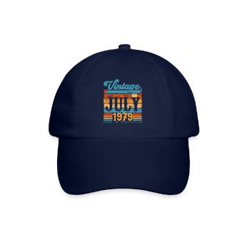 Juillet 1979, Cadeau Anniversaire juillet 1979. - Casquette classique - bleu/bleu - Devant