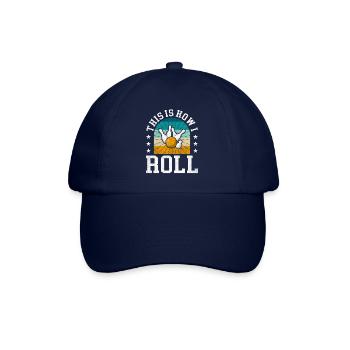 This Is How I Roll Retro Design For Sports Bowlers - Baseball Cap - blue/blue - Front