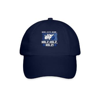 Sieme, huitième, neuf... Du bois, du bois, du bois pour - Casquette classique - bleu/bleu - Devant