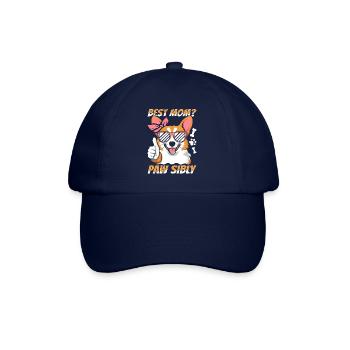 Corgi Mutter Meilleure maman Pawsibly - Casquette classique - bleu/bleu - Devant