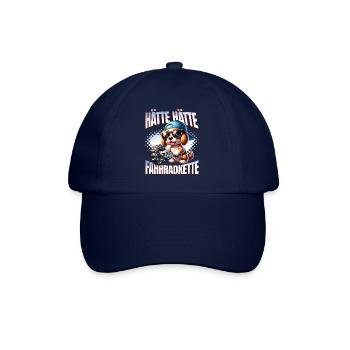 Lustiges Radfahrer - Hätte Hätte Fahrradkette - Baseballkappe - Blau/Blau - Vorne