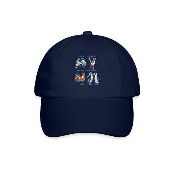Drôles d’oiseaux nommés Nice birds - Casquette classique - bleu/bleu - Devant