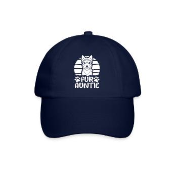 Wheaten Terrier Dog Auntie For Auntie - Baseball Cap - blue/blue - Front