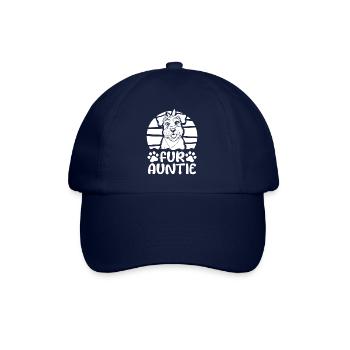 Schnauzer Dog Dog Auntie For Auntie - Baseball Cap - blue/blue - Front