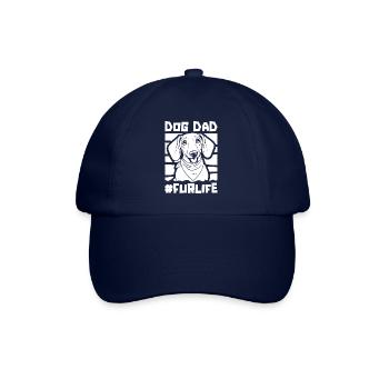 Dackel Dachshund Dog Dad Fur Life - Baseballkappe - Blau/Blau - Vorne