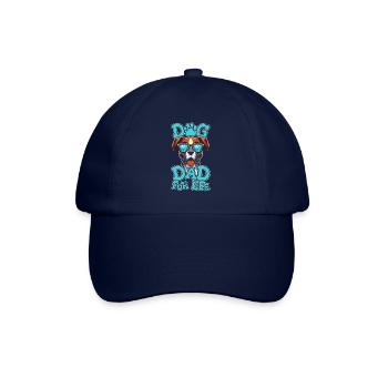 Chien Boxer Allemand Boxer Chien Papa Pour La Vie - Casquette classique - bleu/bleu - Devant