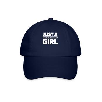 Géologue Collectionneur de pierres Juste une fille chasseuse de roches - Casquette classique - bleu/bleu - Devant
