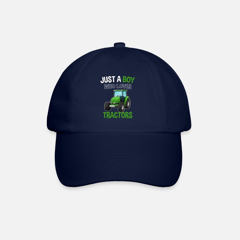 Landwirt Trecker Bauernhof Farmer Traktor - Baseballkappe - Blau/Blau