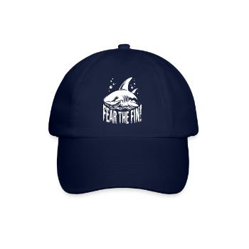 SHARK, FEAR THE FIN - Baseball Cap - blue/blue - Front