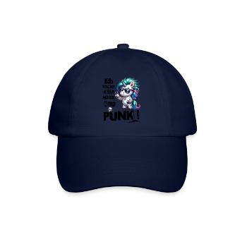 I don't care - Schmeiss alles hin werd Punk Punkrock - Baseball Cap - blue/blue - Front