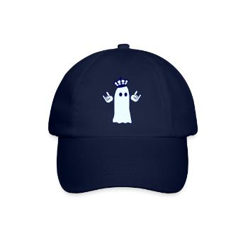 Cute Metal Halloween Ghost King Crown Ghost - Baseball Cap - blue/blue - Front