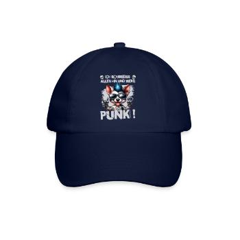 I don't care - Schmeiss alles hin werd Punk Punkrock - Baseball Cap - blue/blue - Front