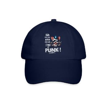 I don't care - Schmeiss alles hin werd Punk Punkrock - Baseball Cap - blue/blue - Front
