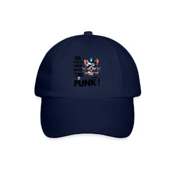 I don't care - Schmeiss alles hin werd Punk Punkrock - Baseball Cap - blue/blue - Front