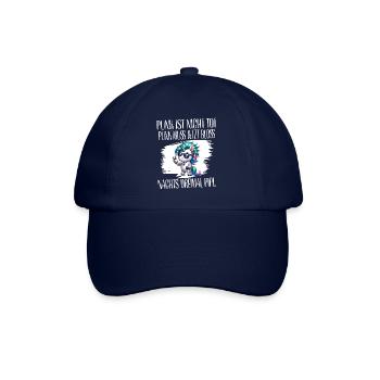 Festival Fun Ich bin alt aber Punk ist nicht tot - Baseballkappe - Blau/Blau - Vorne