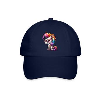 Punk Rock - I'm old but punk is not dead - Baseball Cap - blue/blue - Front