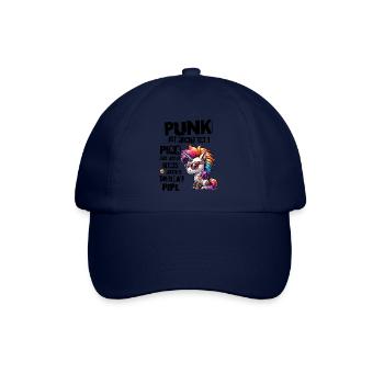 Punk Rock - I'm old but punk is not dead - Baseball Cap - blue/blue - Front