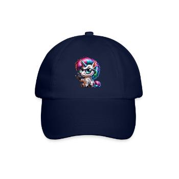 Punk Rock - Ich bin alt aber Punk ist nicht tot - Baseballkappe - Blau/Blau - Vorne