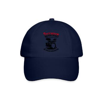 Legenden altern nicht sie gehen Schlagzeug - Baseballkappe - Blau/Blau - Vorne