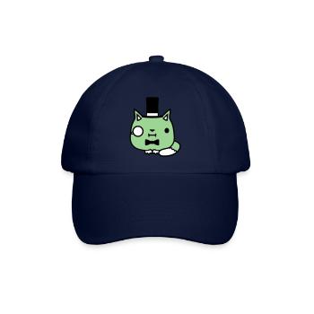 Sir Cat Gentleman Chapeau haut de forme Monocle Rich Gentleman - Casquette classique - bleu/bleu - Devant