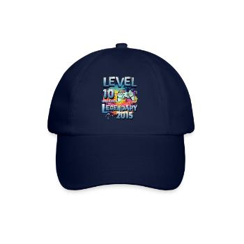 Niveau 10 Débloqué depuis 2015 Anniversaire - Casquette classique - bleu/bleu - Devant